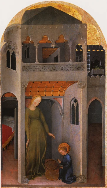 The Young St Benedict Miraculously Repairs the Broken Sieve