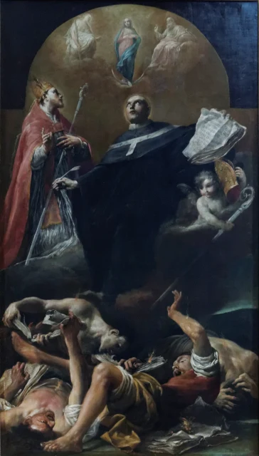 The Immaculate Conception with Saint Anselm and Saint Martin