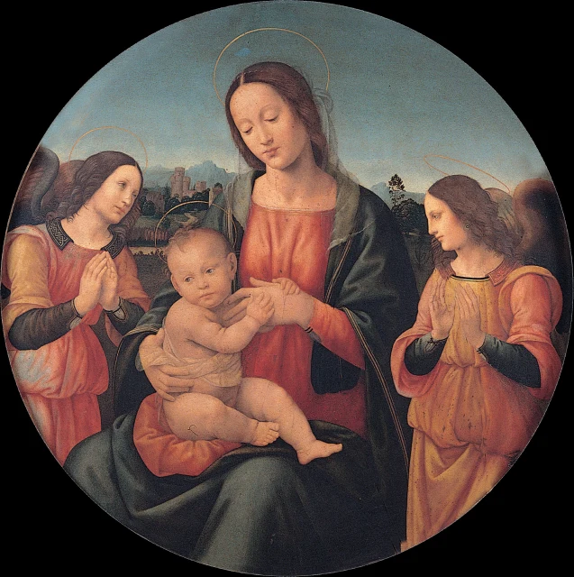 Madonna and Child with Angels