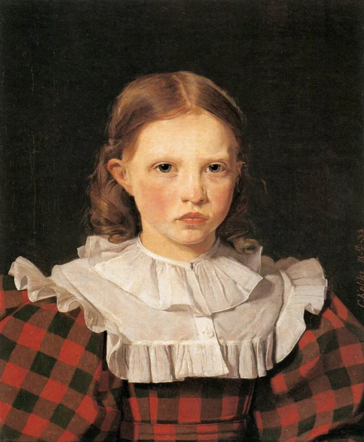画家の妹アドルフィーネ・ケプケの肖像