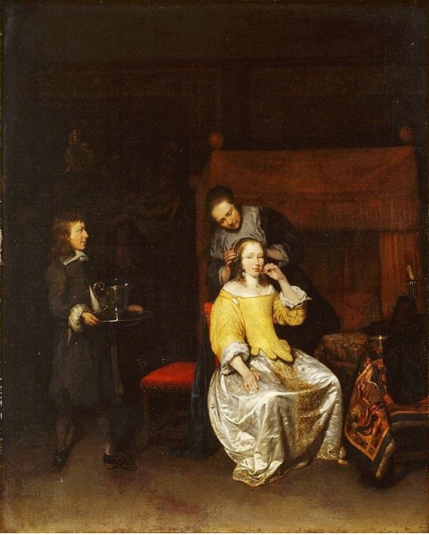 Lady at her Toilet