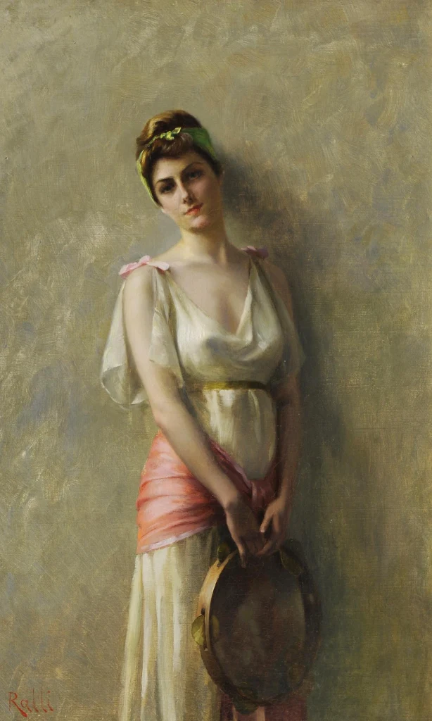 Woman with Tambourine