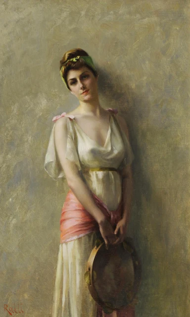 Woman with Tambourine