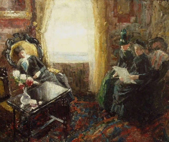 Interior with Three Women