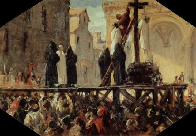 The Execution of Savonarola (sketch)