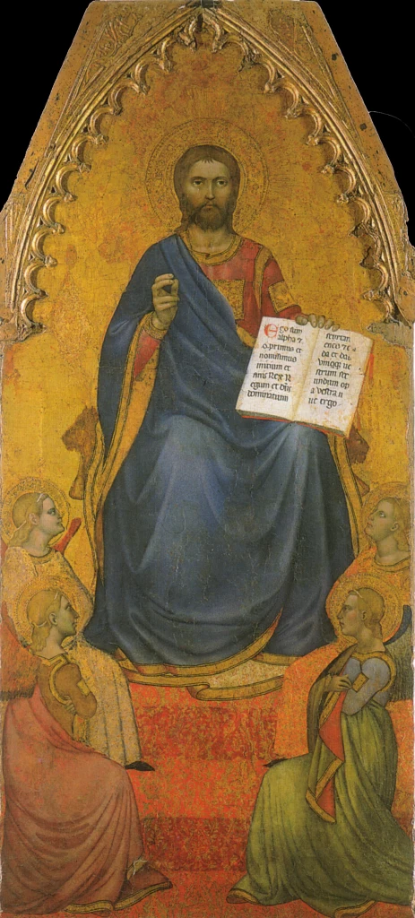 Le Christ trônant adoré par les anges