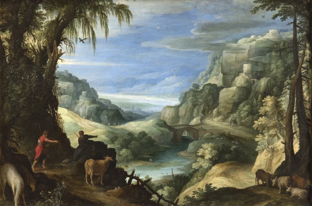 Landscape with Mercury and Battus