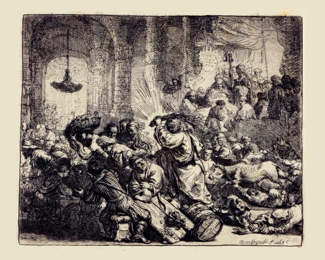 Christ Driving the Money Changers from the Temple