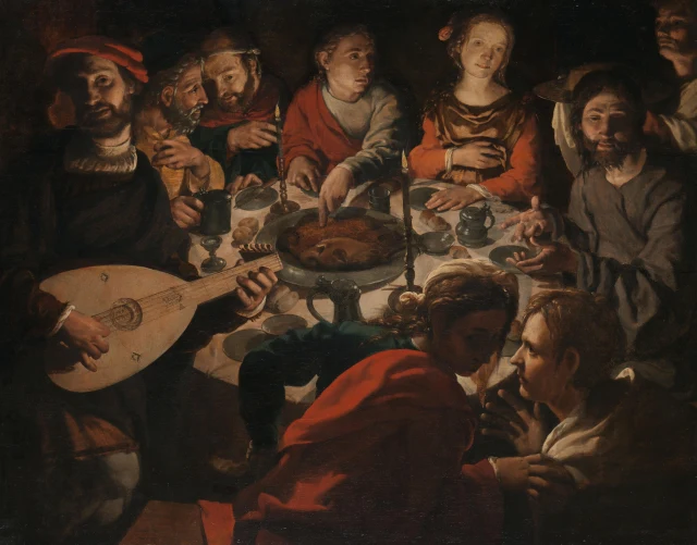 La vocazione di san Giovanni durante le nozze di Cana