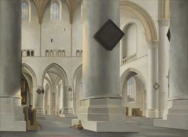 The Interior of the Grote Kerk at Haarlem