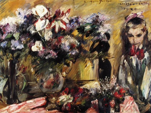 Flowers and Daughter Wilhelmine