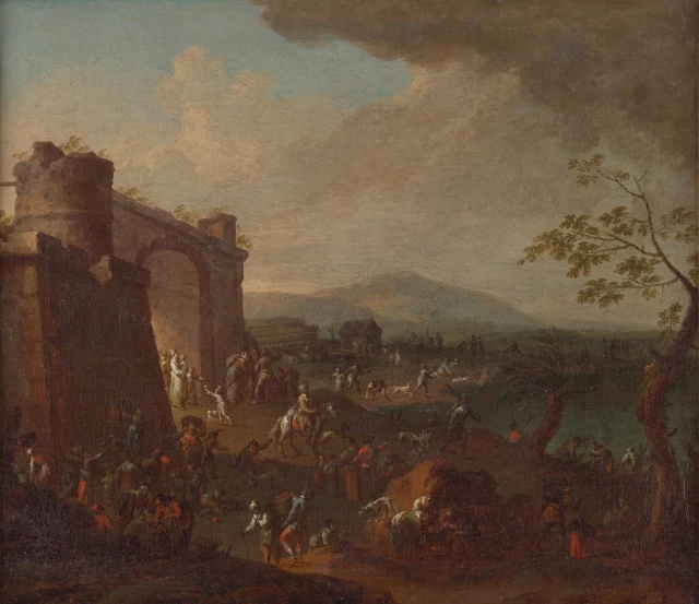 Fair Before a City Gate