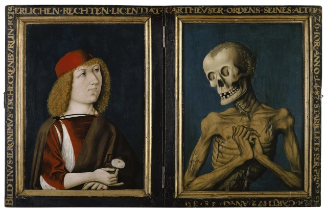Bildnis des Hieronymus Tscheckenburlin und der Tod