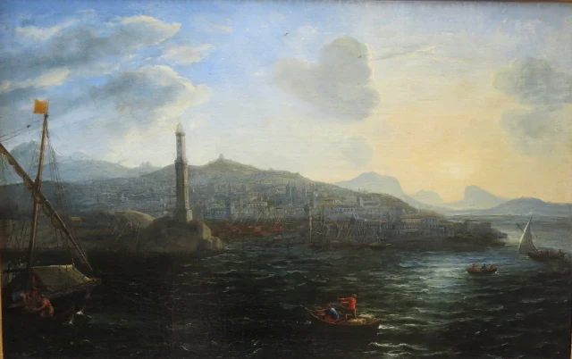 The Port of Genoa, Seen from the Sea