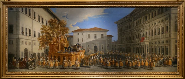 Corteo del principe Giovanni Battista Borghese per il Carnevale di Roma del 1664