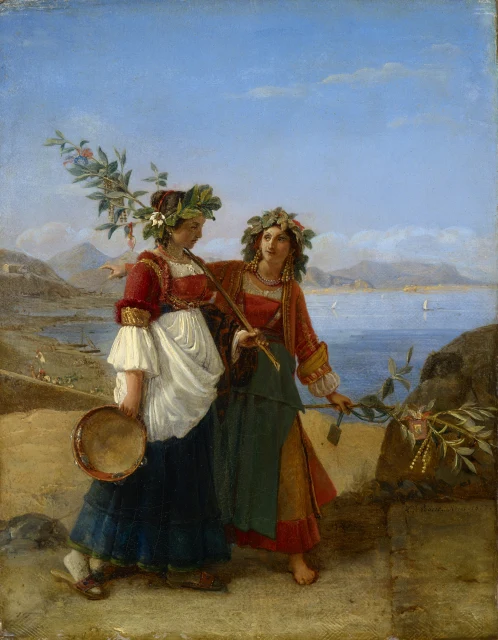 Dies palmarum (Two Neapolitan Girls Returning from the Festival)