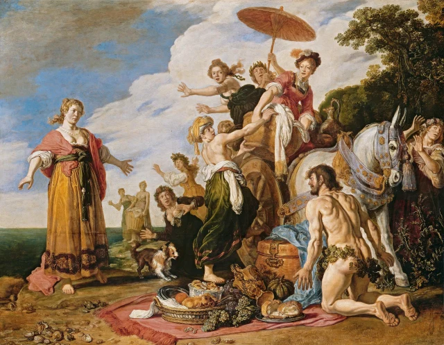 Odysseus Before Nausicaa